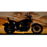 Nástenné hodiny motorka 30x60cm XXIV
