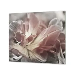 Ochranná doska abstraktný šedý tulipán