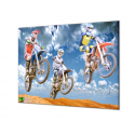 Ochranná deska motocross tři motorky 60x52cm