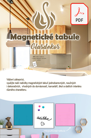 Magnetické tabule Glasdekor